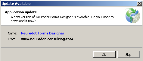 Picture - Instalation > New Version Window