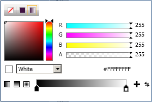 Picture - properties > brush > gradient brush settings