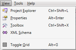 Picture - view menu