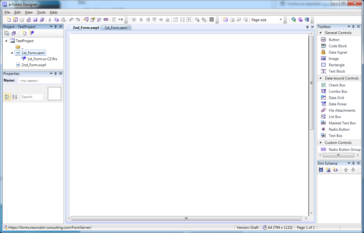 Picture - application window with a form open
