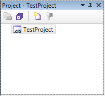Picture - new project in project panel
