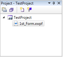 Picture - new form in project panel